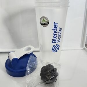 White and Blue Shaker